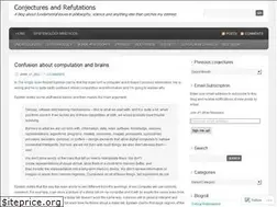 Sites similar to conjecturesandrefutations.com