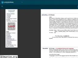 Sites similar to conlangs.livejournal.com