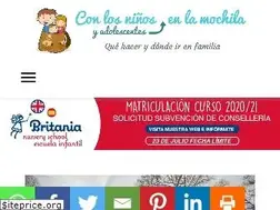 Sites similar to conlosninosenlamochila.com