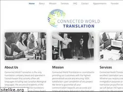 Sites similar to connectedworldtranslation.com