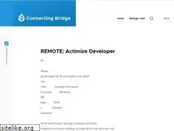 Sites similar to connectingbridge.com