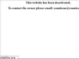 Sites similar to conniesueinc.com