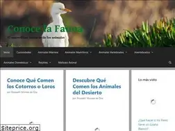 Sites similar to conocelafauna.com