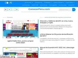 Sites similar to conocerperu.com