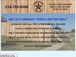 Sites similar to conquestfence.com