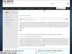 Sites similar to conrad-observatory.at
