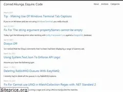 Sites similar to conradakunga.com