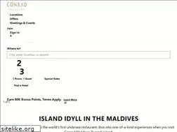 Sites similar to conradhotels3.hilton.com