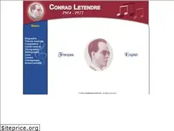 Sites similar to conradletendre.com