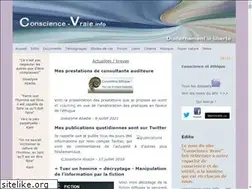 Sites similar to conscience-vraie.info