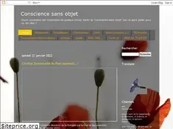 Sites similar to consciencesansobjet.blogspot.com