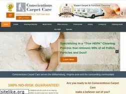 Sites similar to conscientiouscarpetcare.com