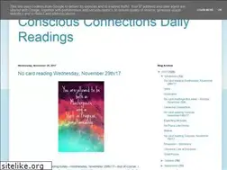 Sites similar to consciousconnectionsdailyreadings.blogspot.com