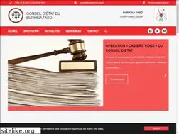 Sites similar to conseil-etat.gov.bf