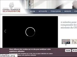 Sites similar to conseil-superieur-magistrature.fr