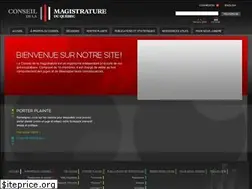 Sites similar to conseildelamagistrature.qc.ca