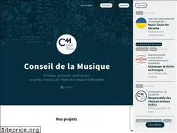Sites similar to conseildelamusique.be