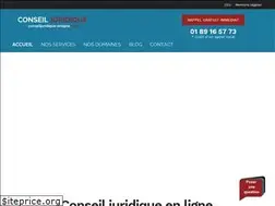 Sites similar to conseiljuridique-enligne.com