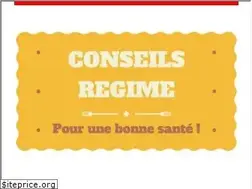 Sites similar to conseils-regime.com