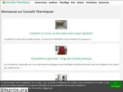 Sites similar to conseils-thermiques.org