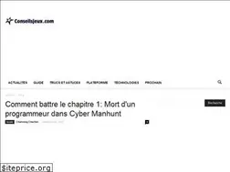 Sites similar to conseilsjeux.com