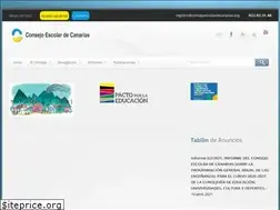 Sites similar to consejoescolardecanarias.org