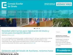 Sites similar to consejoescolarzarate.com.ar