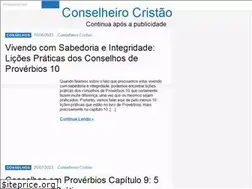 Sites similar to conselheirocristao.com.br