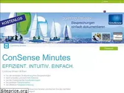 Sites similar to consense-minutes.de