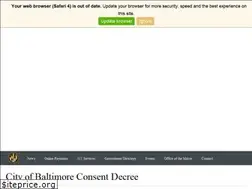 Sites similar to consentdecree.baltimorecity.gov