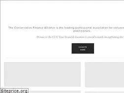 Sites similar to conservationfinancealliance.org
