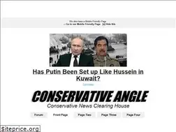 Sites similar to conservativeangle.com