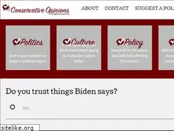 Sites similar to conservativeopinions.com