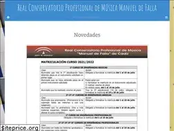 Sites similar to conservatoriomanueldefalla.es