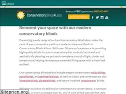 Sites similar to conservatoryblinds4less.co.uk