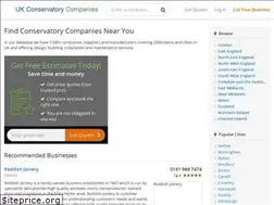 Sites similar to conservatorycompaniesuk.co.uk