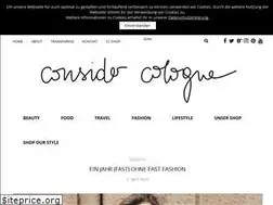 Sites similar to considercologne.com