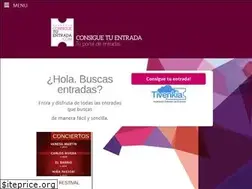 Sites similar to consiguetuentrada.com