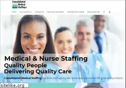 Sites similar to consolidatedmedicalstaffing.com