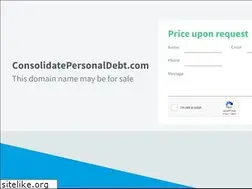 Sites similar to consolidatepersonaldebt.com