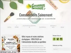 Sites similar to consommonssainement.com