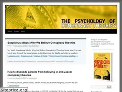 Sites similar to conspiracypsychology.com