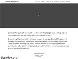 Sites similar to constanttherapyhealth.com