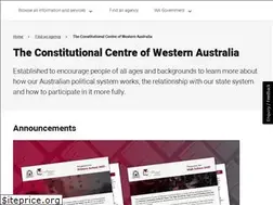 Sites similar to constitutionalcentre.wa.gov.au