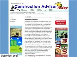 Sites similar to constructionadvisortoday.com