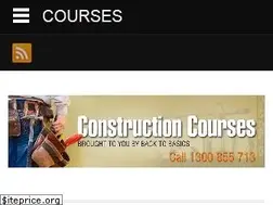 Sites similar to constructioncourses.com.au