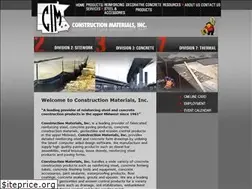 Sites similar to constructionmaterialsinc.com