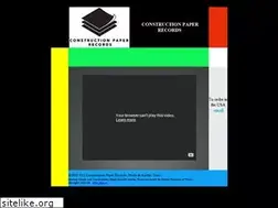 Sites similar to constructionpaperrecords.com