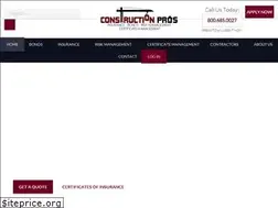 Sites similar to constructionprosins.com