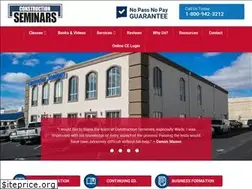 Sites similar to constructionseminars.com